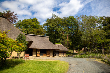 Obraz premium Kitakami Cultural Village, Iwate Prefecture, Japan