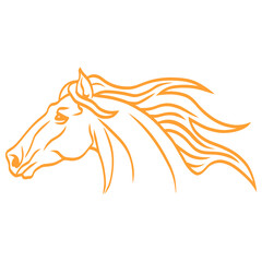 Fire Horse Chinese Lunar New Year Illustration