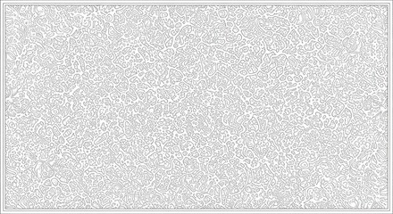 Fototapeta premium Intricate monochromatic pattern composed of densely packed organic cellular structures