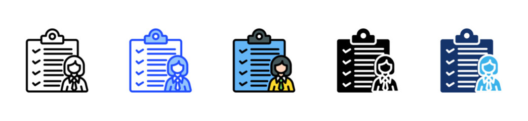 Hr Compliance Icon Collection With Multiple Styles