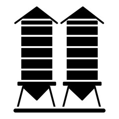 Silo tank icon