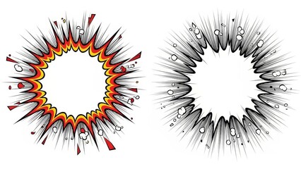 Set of vector elements for design featuring a floral pattern and nature illustration with a seamless spring flower ornament collection for decorative wallpaper art