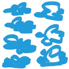 Cute Cloud Icon Hand Drawn