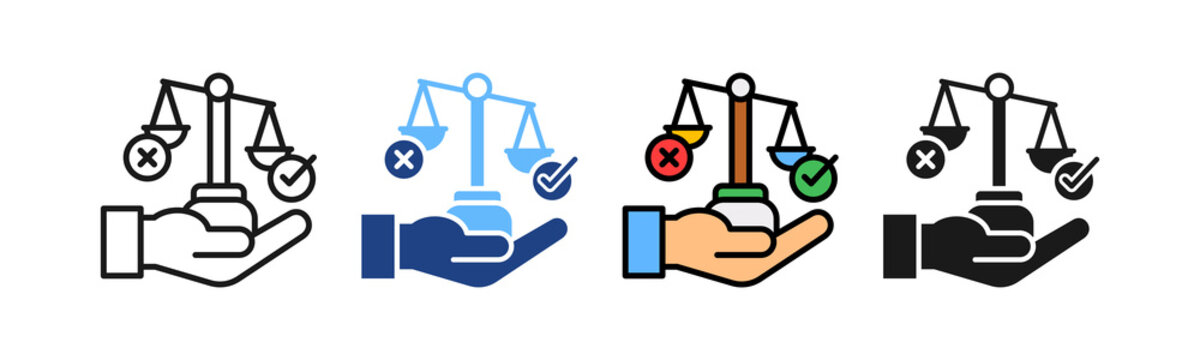 Ethical Responsibility multiple icon