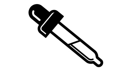 Pipette with Liquid Illustration.