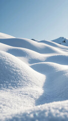 Abstract holiday background with gentle curved shapes suggesting snowfall motion and soft festive lighting