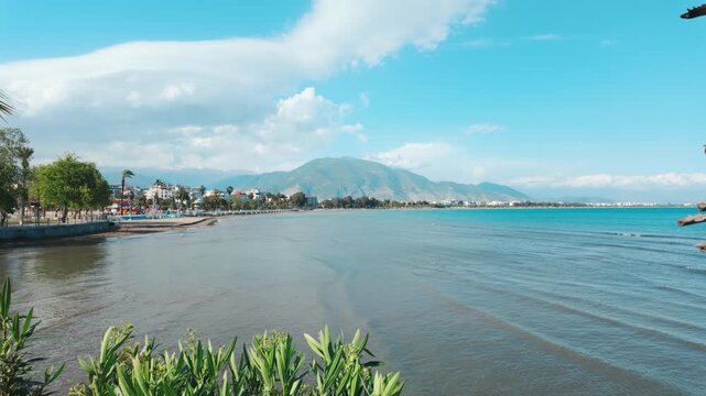 Scenic view of Finike, a historic coastal town in Antalya, Turkey.