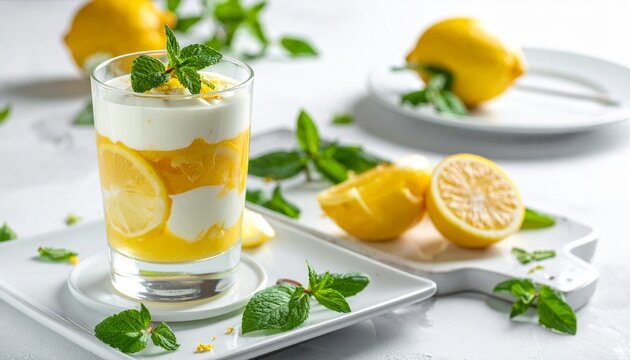 Zitronendessert
