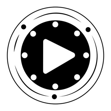 A doodle style illustration depicting an autoplay