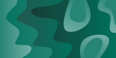 Obraz premium Abstract Teal Fluid. A visually arresting composition of teal hues creating an organic, fluid design with smooth gradients. Evoking a sense of serenity and modernism.