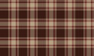 Seamless plaid fabric in brown, green, beige, and dark red creates a warm vintage look, perfect for shirts, skirts, trousers, and dresses that require a classic, timeless charm.