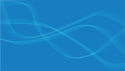 Abstract blue gradient wave backdrop