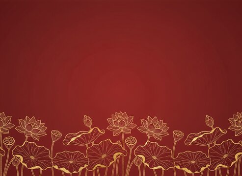 Golden Lotus Elegance