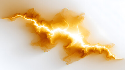 a vivid depiction of a lightning strike illuminating the sky, creating a breathtaking display of nature's power. The bright, electric energy zigzags across the frame