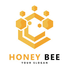 Honeycomb logo icon vector Design