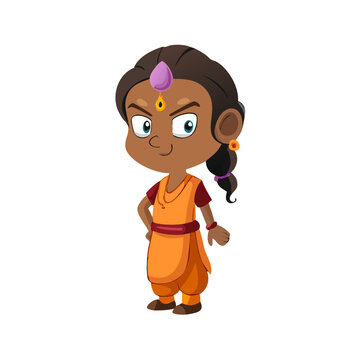 2d Indian cartoon character ready for animation moral stories,made by adobe illastator and ready for animate cc. Adobe Illustrator Artwork
