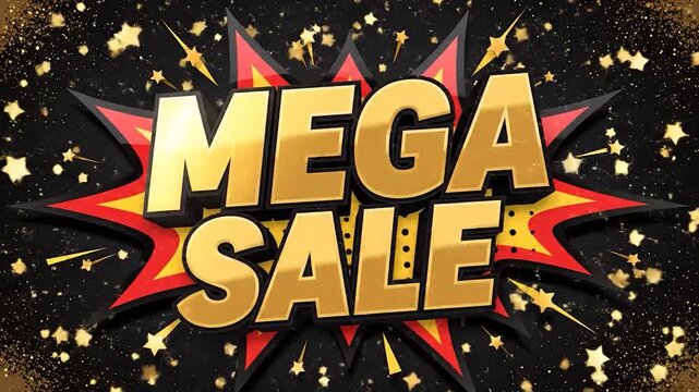 Mega Sale Promotion - Golden Deals and Savings Extravaganza.