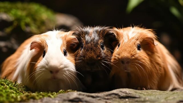 Charming Guinea Pigs: A Delightful Compilation of Cavy Companions in Natural Habitats