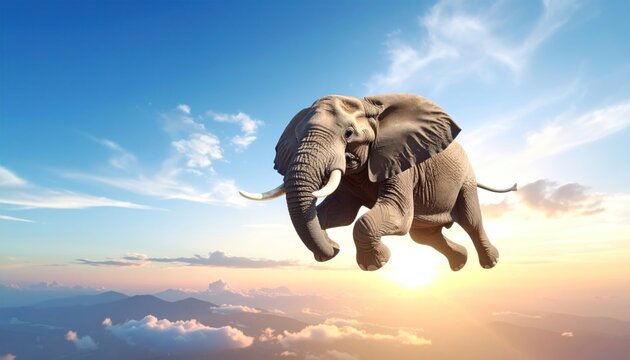 Flying Elephant Sky.