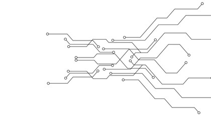 circuit board technology background. future electronics tech concept. movement. vector illustration element