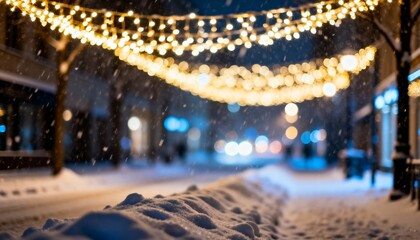 christmas tree in the city