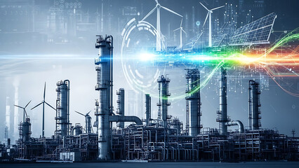 Sustainable Energy Production Combining Wind Turbines and Industrial Manufacturing for a Greener Future