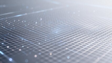 Grid pattern with glowing dots