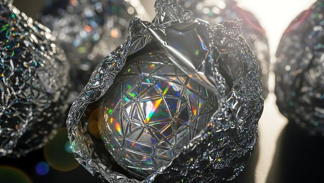 Black Opal Gemstone in Rough Rock Formation.