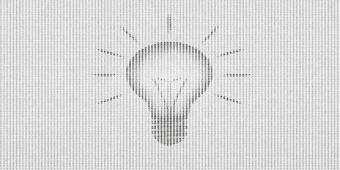 A creative lightbulb drawing on a blackboard serves as a bright symbol of innovation and a powerful business concept icon for brainstorming new ideas and electric technology inspiration