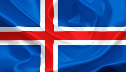 Naklejka premium flag of Iceland