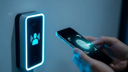 Using fingerprint scanner on smartphone