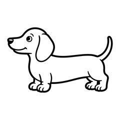 Dachshund Outline