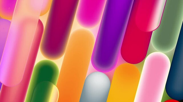 Abstract Colourful Gradient Shapes Loop | Premium 4K Motion Background.
