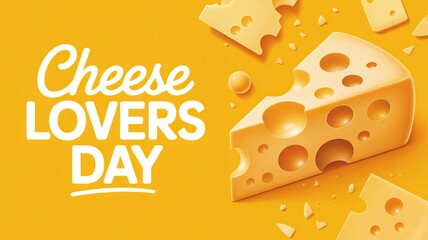 Celebrate cheese lovers day with a delicious wedge of swiss cheese