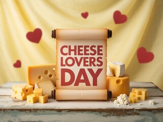 Celebrate cheese lovers day with an assortment of delicious cheeses