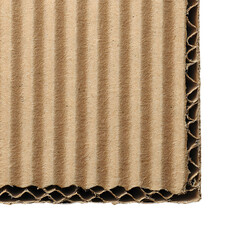 Clean Light Brown Corrugated Cardboard Sheet Texture Background