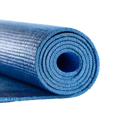 Professional Solid Blue Yoga Mat for Clean Surface Workouts