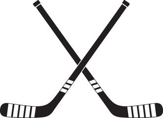 Crossed hockey sticks crossed sticks sports equipment