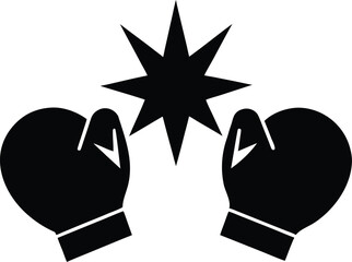 Boxing Gloves Impact Icon
