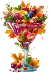 Rectangular frame made of fresh green leaves and lush foliage on transparent background

