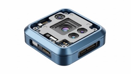 Fototapeta premium Camera Module Electronic Device Circuit Board.