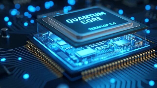 Quantum Core Processor on an Advanced Circuit Board