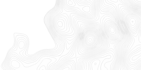 Modern design with White background with topographic wavy pattern design. Vector wavy black contour lines topographic grid pattern on white background.  © coal digger