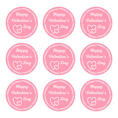 Valentine&rsquo;s Day Gift Tags and Labels Collection