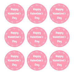 Valentine&rsquo;s Day Gift Tags and Labels Collection
