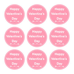 Valentine&rsquo;s Day Gift Tags and Labels Collection