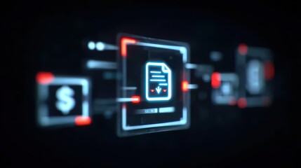 Clean digital UI channeling tax accounting finance business flow through streamlined filing online