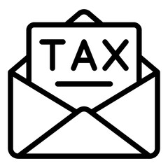 Tax Notification Letter Icon