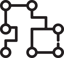 Simple network diagram illustration