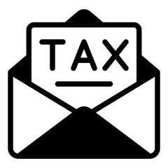 Tax Notification Envelope Icon